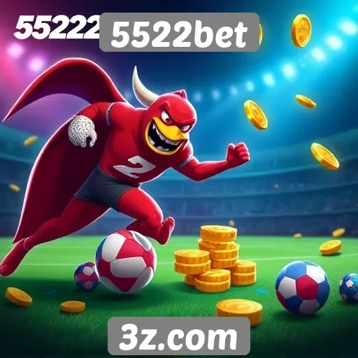 Diversidade de jogos disponíveis na 5522bet